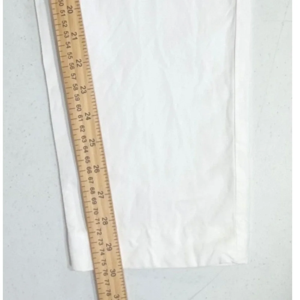 Murano Baird McNutt Linen Blend Slim Fit Pants 38x30 (fits 37x30) White READ